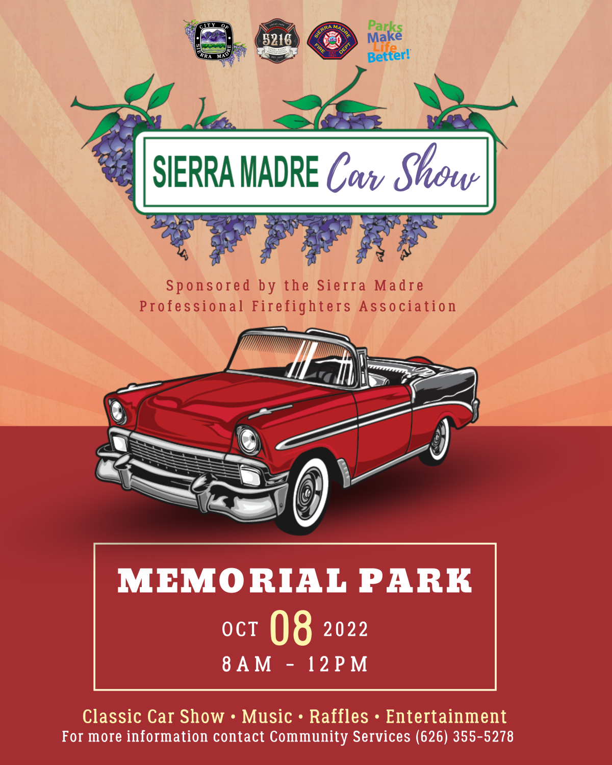 Sierra Madre Car Show Returns! Sierra Madre Firefighters